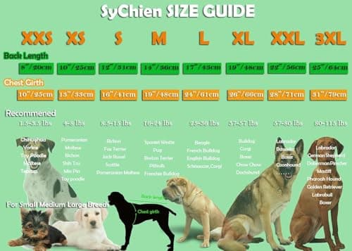 Sychien Dog Shirts Quick Dry Summer Cooling Star Printing Dogs T-Shirt,Deep Green+Light Blue M - Thumbnail 2