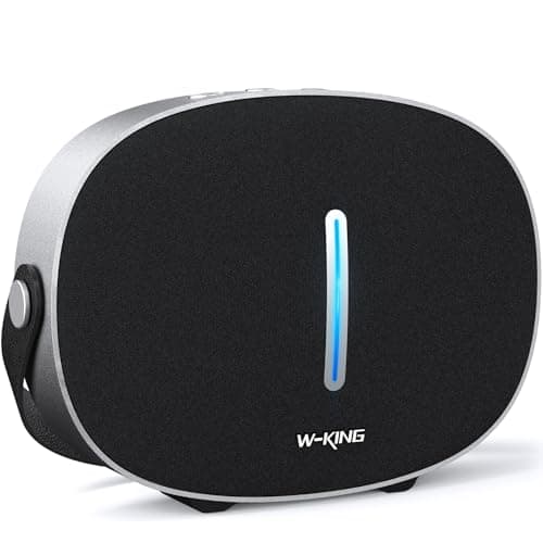 W-KING Portable Loud Bluetooth Speaker with Lights, 96W Peak Speakers Bluetooth 5.4 Wireless Outdoor Boombox, Powerful Bass/Crystal Sound, Fast Charge/USB/AUX for Home/Party, Personalized Gift Ideas - Image 1