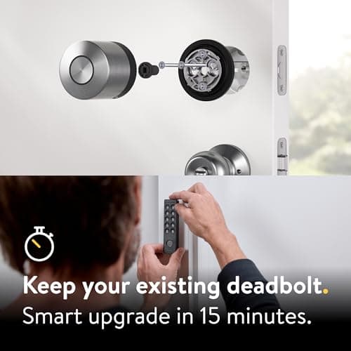 Nuki Smart Lock & Keypad 2, Keyless Door System with Auto-Lock, Fingerprint and Code Access, App Control, Easy Setup, Compatible with Alexa, Google, for Secure and Easy Home Entry - Thumbnail 3