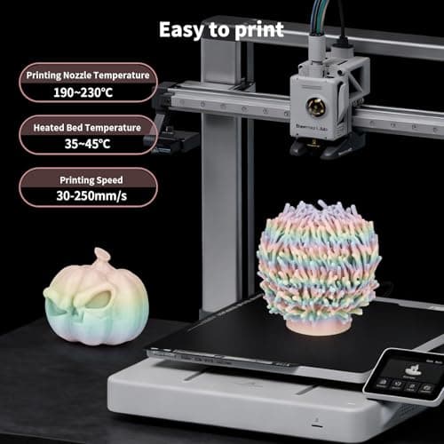 iSANMATE Glow in The Dark Rainbow PLA Filament, Daylight-Colored 3D Printer Filament Colorful Luminous Filament 1.75mm, Ideal for Christmas Decorations, 1KG/Spool - Thumbnail 6