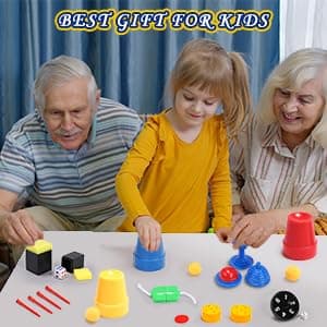 Skirfy Magic Tricks-Magic Kit for Kids Age 6-8,Magic Set with Magician Costume,Magic Wand, for Kids Boys Girls Ages 6 7 8 9 10 11 12 - Thumbnail 6