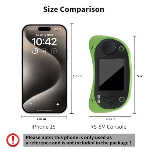 EASEGMER 16 Bit Kids Handheld Games Built-in 220 HD Video Games, 2.5 Inch Portable Game Player with Headphones - Best Travel Electronic Toys for Kids Age 3-10 Years Old Children (Green) - Thumbnail 3