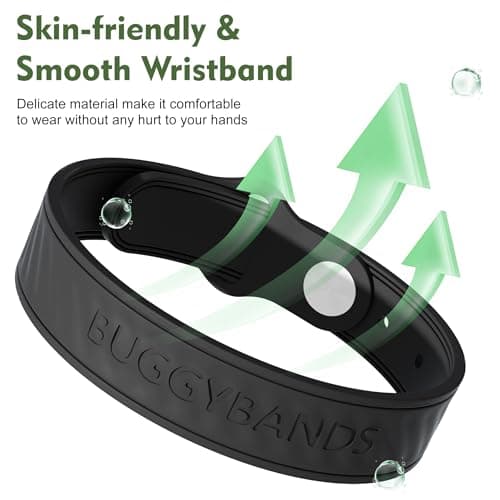 BuggyBands Mosquito Repellent Bracelets,18 Pack Silicone Mosquito Repellent Bands with DEET Free, Natural & Waterproof Bug Wristbands for Kids and Adults, Outdoor Traveling Protection - Thumbnail 3