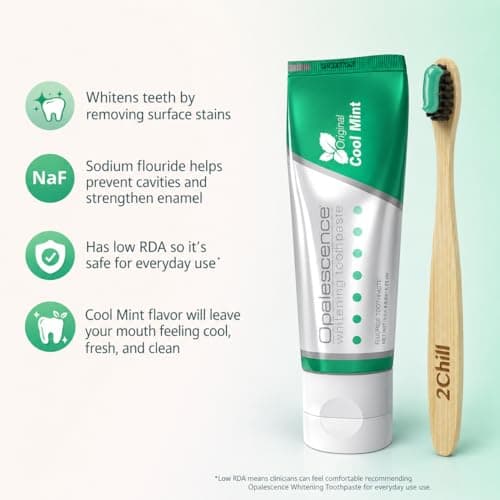Opalescence GO 15 Whitening Bundle - (7 Treatments) Hydrogen Peroxide Prefilled Teeth Whitening Trays and Travel Original Whitening Toothpaste 1 Oz - Mint Flavor - Includes Toothbrush 6238-1T - Thumbnail 6