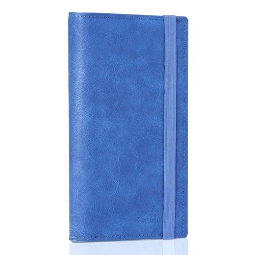 CASMONAL Checkbook Covers for Personal Checkbook Holder RFID Blocking Premium Leather Checkbook Cover for Duplicate Checks - Image 1