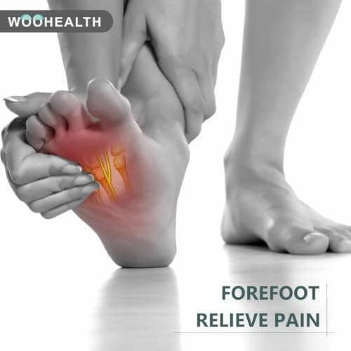 WOOHEALTH Ball of Foot Cushions Pads, Metatarsal Pads (1 Pair Forefoot Pads) for Morton's Neuroma, Callus, Metatarsalgia & Forefoot Pain Relief for Men & Women (Light Camel) - Thumbnail 5