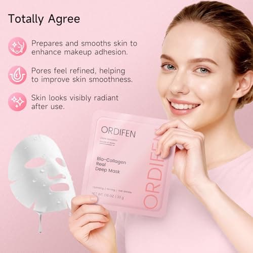 ORDIFEN Collagen Night Wrapping Mask for Glowing Skin, Overnight Wrapping Peel Off Facial Mask for Elasticity Hydration (Deep Collagen Hydrating Mask) - Thumbnail 3