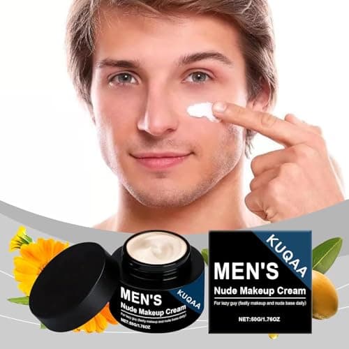 Men's Tinted Moisturizer with Shea Butter - Lightweight, Fragrance-FreeNatural-Looking Coverage, Hydrating & Oil-Free, Water & Sweat Resistant for All-Day Wear, Non-Greasy Formula (Nude Tone1.76oz) - Thumbnail 2