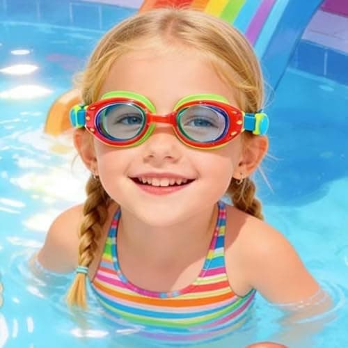 YUENREE 3 Pack Kids Swim Goggles for Boys Girls Ages 6-12 | No Leak Anti-Fog UV Protection | Easy Adjust Non-Slip Strap | with 3 Hard Travel Cases - Thumbnail 6
