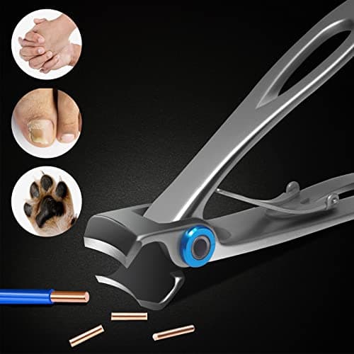 Werlla Extra Large Long Handle Toenail Clippers - 17mm Wide Jaw Opening Heavy Duty for Thick Toenails, Seniors, Men, Adults - Thumbnail 3