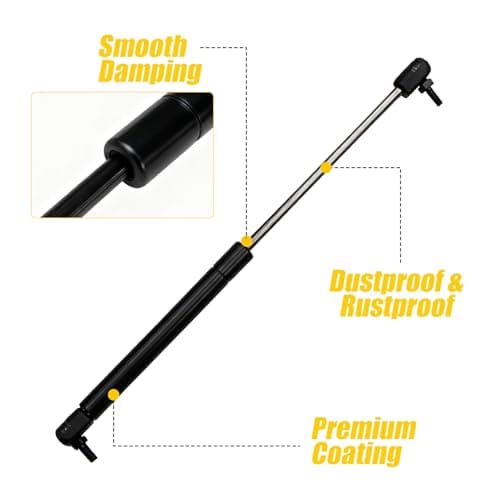 Maxzina Hood Lift Supports Compatible with 2022-2025 2026 Ford Maverick Gasoline Front Hood Bonnet Shock Struts Gas Springs Shocks for 2024 Ford Maverick Accessories - Thumbnail 4