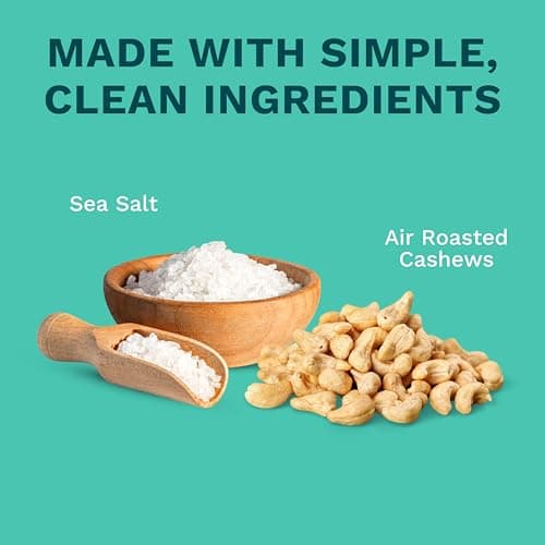 Sea Salt Cashews with Skin by Karma Nuts, Whole, Roasted, Vegan, Gluten Free, Low Net Carb, Natural, Everyday Nut Snack, 1.5 Ounce (12 Snack Packs) - Thumbnail 6