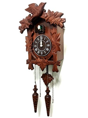Rylai Vintage Cuckoo Clock Handcrafted Wooden Wall Clock for Home Décor - Thumbnail 3