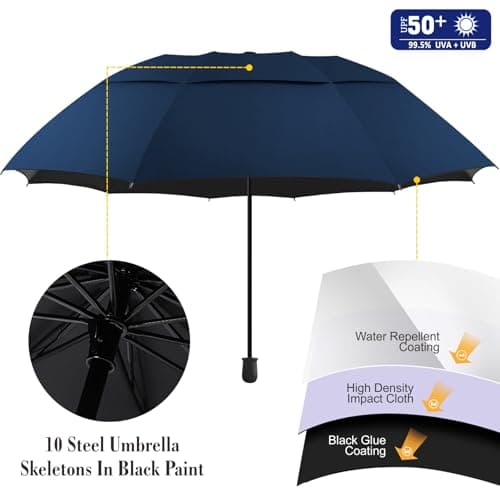 DUOUPA Patio Umbrellas,Beach Umbrella with Clamp,Clamp on Umbrella,suitable for Patio,beach chairs,golf carts, wheelchairs,carts,bleachers,camping and fishin - Thumbnail 4
