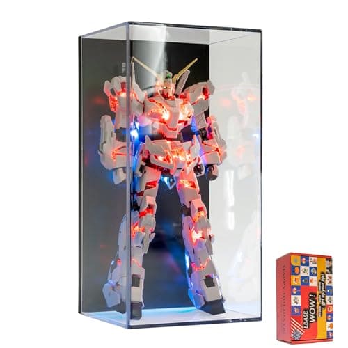 LBASE Wireless LED Light Kit for Lego Speed Champions - Car Building Blocks Lighting Set with Transparent Display Box, 1 Set + 1 Box of Random Lights (Model Not Included) - Image 1