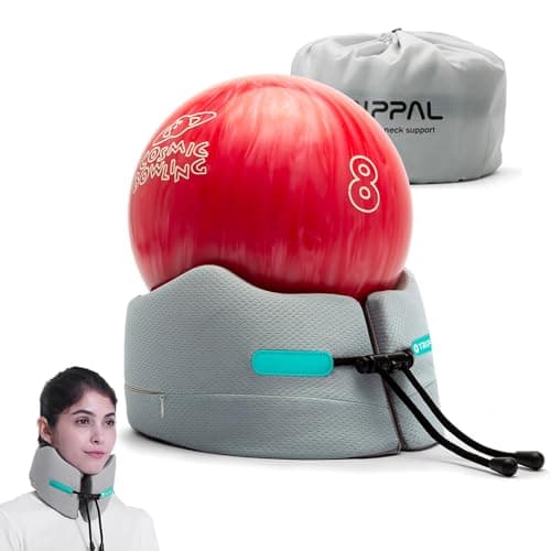 BAKLUCK Travel Pillow for Airplane Neck Chin Support Memory Foam Machine Washable Adults Unisex Neck Pillows for Travel Airplane Sleeping Car Office Grey Small - Image 1