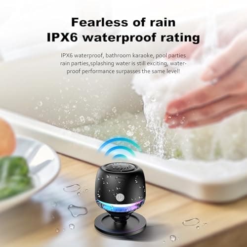 EGBULL Portable Bluetooth Speaker, Mini Magnetic Wireless Speaker with RGB - Thumbnail 6