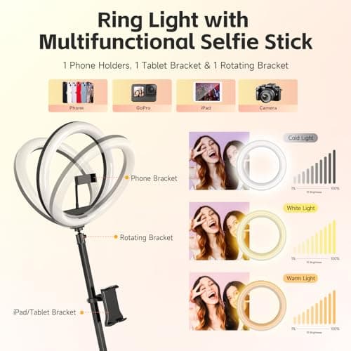 OHYEAHSPIN 360 Photo Booth with Flight Case, Ring Light, Software APP Remote Control for Parties 2-3 People Stand on Automatic 360 Rotating Camera Video Booth(27'') - Thumbnail 4