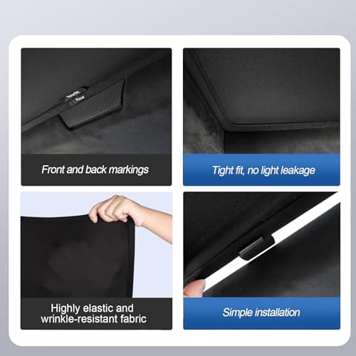 Cybertruck Sunshade Roof Never Sag Heat-Insulating, UV-Protective, Nano Ice-Crystal Interior Accessories for Tesla Cybertruck 2024-2026 - Thumbnail 4