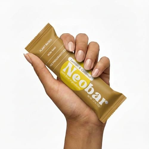NEOBAR Lemon Coconut Plant-Based Vegan Snack Bars, Gluten Free Dairy Free Snacks, No Added Sugar, No Preservatives, Non-GMO | 12 Count - Thumbnail 4