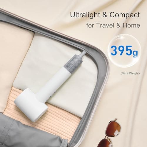 ISHEEP Portable Travel Hair Dryer,400 Million Negative Ionic Blow Dryer 112,000 RPM High Speed Low Noise Self-Cleaning Intelligent Temperature Control 1200W,GC-SF - Thumbnail 6