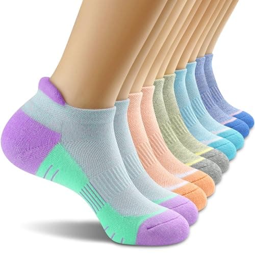 OGW Ankle Socks Womens Athletic Cushioned Anti-blister Comfort Running Socks 5-Pairs - Image 1