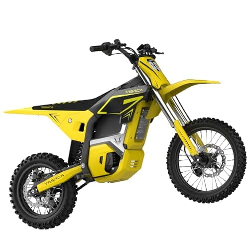 Tasaca V58 Electric Dirt Bike with 5500W Peak Motor, 55Mph Top Speed, 52V 30Ah, 276Nm Max Torque, 5-Speed Modes, UL Certified Off-Road Motorcycle for Teens & Adults (Track Yellow) - Thumbnail 3