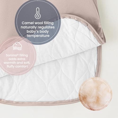 Unisex Rayon Sleeping Bag for Babies and Toddlers 2.5 Tog Sleep Sack 0-6 Months, Baby Sleep Sack, Newborn Sleep Sack, Wearable Blanket Baby, One Piece Long Sleeves, Gifts for Toddlers - Thumbnail 3