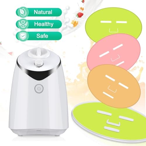 Face Mask Maker - Automatic Face Mask Maker Machine with Collagen,DIY Fruit Vegetable Face Mask Maker,Home Making Beauty Facial SPA,Gifts for Women Girls - Thumbnail 6