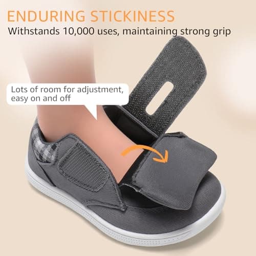 STQ KIDS Toddler Wide Toe Box Shoes Barefoot Shoe Girls Kids Walking Girl Sneakers Non-Slip Lightweight Comfortable First Walking Tennis Outdoor Activities Dark Grey Little Kid Size 11 - Thumbnail 6
