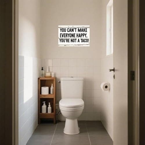 Carastora Vintage Metal Sign – Humorous Wall Decor for Kitchen, Bar, Café or Office, Retro Style Home Decoration, 8 x 12 Inches - Thumbnail 3