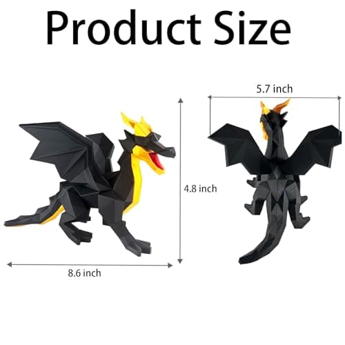 3D Magnetic Puzzle,Magnetic Animal Puzzle Toys for Adult,Dragon Model Collectible Novelty Desk Decor Toy - Thumbnail 5