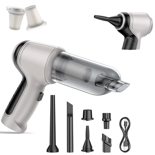 IHE Car Vacuum Cleaner, 15000Pa Handheld Cordless Rechargeable Wet & Dry Vacuum, 120W High Power for Car, Pet, Home, Office Cleaning, Washable HEPA Filter, Multi-Nozzles 01