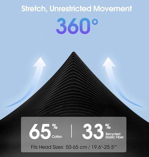 TOPOINT Sleep Headphones Bluetooth 5.4, Sports Wireless Earphones Sweat Breathable with HD Stereo Speaker for Women Men Sports Gifts Workout Jogging Yoga Insomnia Travel Meditation - Thumbnail 4