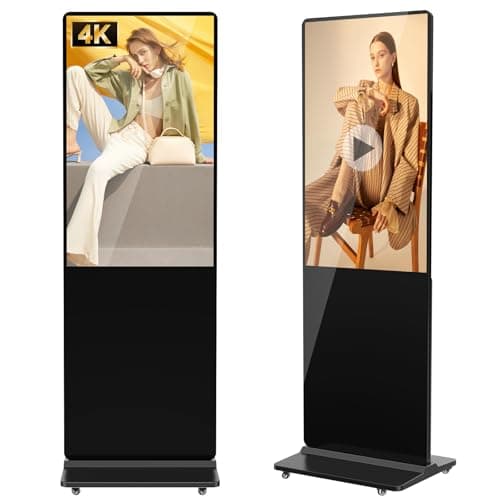 JIYANG 43 Inch 4K Digital Signage Kiosk Ultra HD LCD IPS Display,Plug-and-Play,HDMI Input,Customizable Service,Interactive Kiosk for Restaurants,Conference Rooms,Hotels - Image 1