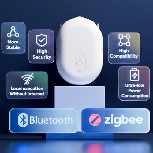 ORYZIC Zigbee Rechargeable Curtain Robot, Automatic Smart Curtain Opener Motor for I/U Tracks & Rods, App Control, Timer & Schedule, Zigbee Hub Required for Voice & Remote Control - Thumbnail 4