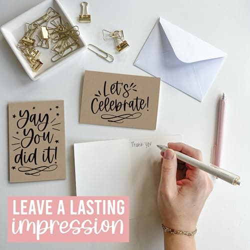 Hadley Designs Congratulations Cards with Envelopes -54 Graduation Cards 2026 Grad Card Bulk Congrats Card, Blank Greeting Notecard For Kindergarten Middle School & College Graduates, Designed in USA - Thumbnail 6