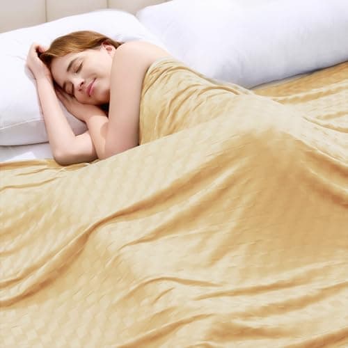 Topcee Cooling Blanket Throw- 50"x60" Summer Cooling Throw Blanket for Hot Sleepers Arc-Chill Q-Max >0.45 Cool Fiber for Night Sweats, Soft Lightweight Sofa Blankets for Kid Adults - Image 1