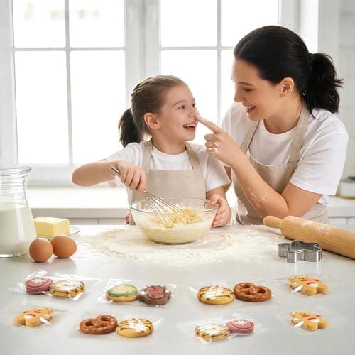 200 Pcs Self Adhesive Cookie Bags, 3 x 4 Inches Self Sealing Cellophane Bags, Clear Resealable Cellophane Bag for Packaging, Cookies, Gifts, Candy, Food - Thumbnail 4