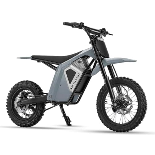Anyland Rev 01 Electric Dirt Bike for Teens Adults, 3000W Electric Motorcycle with 48V/22.5AH Battery, 48 Mile Range, E Dirt Bike with Hydraulic Brakes, Mountain Off-Road Ebike (Steel Blue)