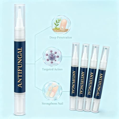 YLTNEUQER Toenail Fungi Treatment Extra Strength & Fungi Nail Pen - 4Pcs Nail Repair Pen, Targeted Solution for Nail Health Concerns (Athletes Ideal), 4ml/0.14FLOZ - Thumbnail 6
