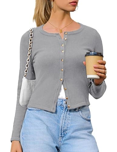 Totatuit Light Weight Cardigan Women Cute Cardigan For Dress Work Cardigans For Women Office - Thumbnail 2