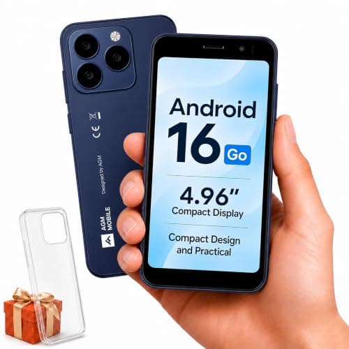AGM Note N2 Smartphone for T-Mobile ONLY, 4.96" Compact 4G Cell Phone - Image 1