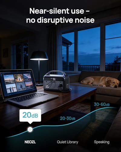 DaranEner Portable Power Station, 300W (Surge 600W) 192Wh(60,000mAh) Power Bank with 110V AC Outlet, LiFePO4 Battery for Home Emergency, Camping, Travel,& Outdoor Electronics(Option Solar Generator) - Thumbnail 6