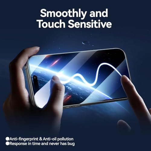 SMARTDEVIL 2 Pack for iPhone 16 Privacy Screen Protector, Military-Grade Shatterproof Protection, 9H Hardness, Anti-Spy Privacy Tempered Glass, Easy Installation - Thumbnail 6