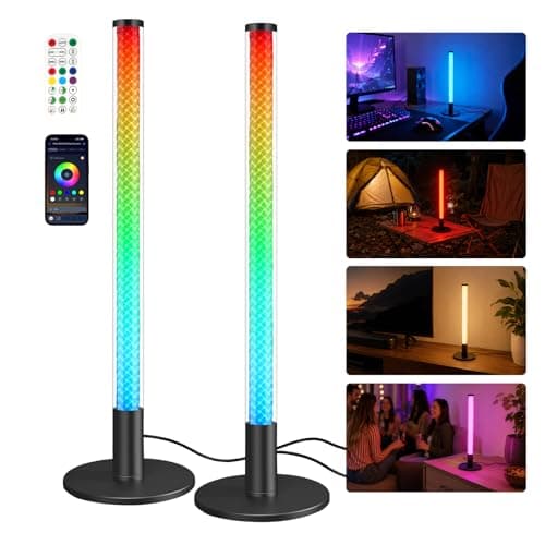 FRIDEKO HOME RGB Light Bars, Smart Led Desk Light Bar for Room, TV Backlight with App & Remote Control, Ambient Lighting with Music Syncing for Gaming Desk Decor Accessories - Image 1