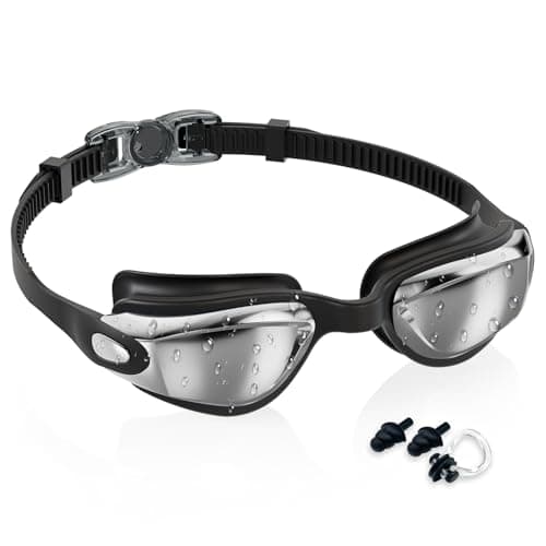 Aegend Swim Goggles - Kids Swimming Goggles for 3-14 Boys Girls Youth No Leaking Clear Vision - Image 1