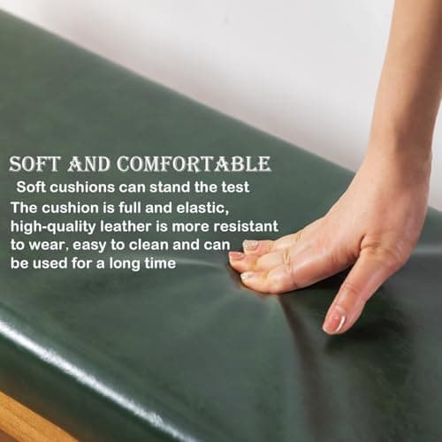 latifolia Shoe Rack Bench, Entryway Shoe Bench with Cushion, Flip-Open Storage Compartment, 2-Tier Shoe Organizer(Green,21.65''L) - Thumbnail 6