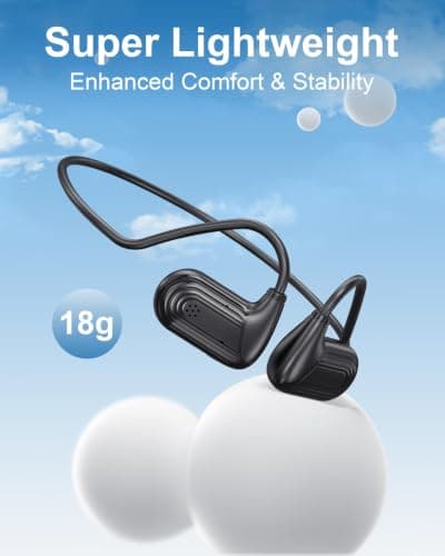WamGra Open Ear Headphones,Bluetooth Headphone for Running Cycling Workouts - Thumbnail 5