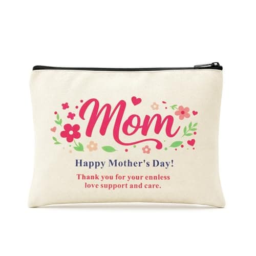 EURGANT Mothers Day Gifts for Mom - Makeup Bag for Women, Birthday Gift First Mother Day for Mom New Mom, Mothers Day Gifts Cosmetic Bag - Image 1